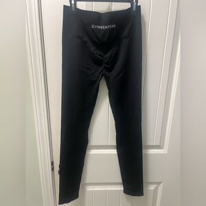 Gymreaper scrunch Black Women's Leggings thick hold material